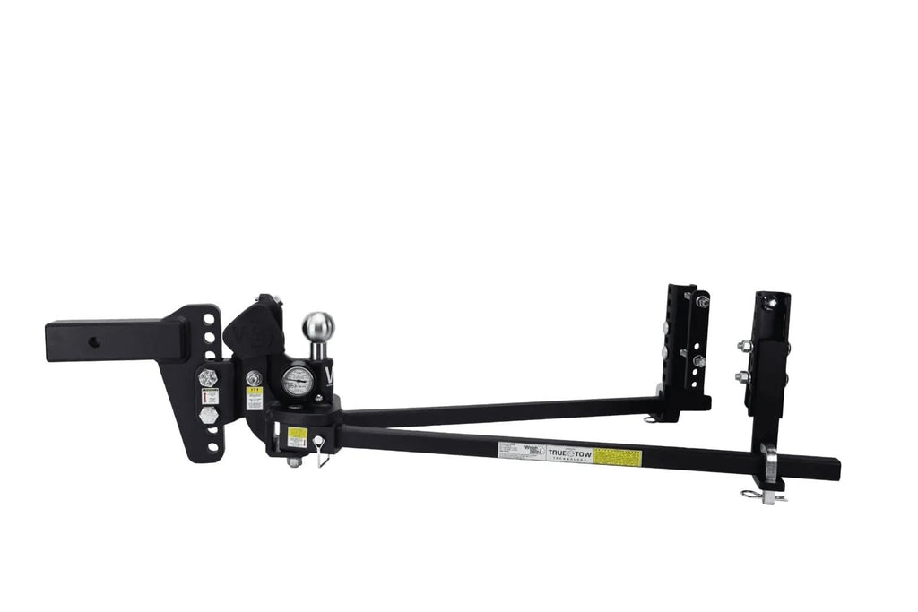 Weight Distribution Hitch with Anti-Sway, 8" Drop, 2" Shank, 12,500-lb Towing D6367