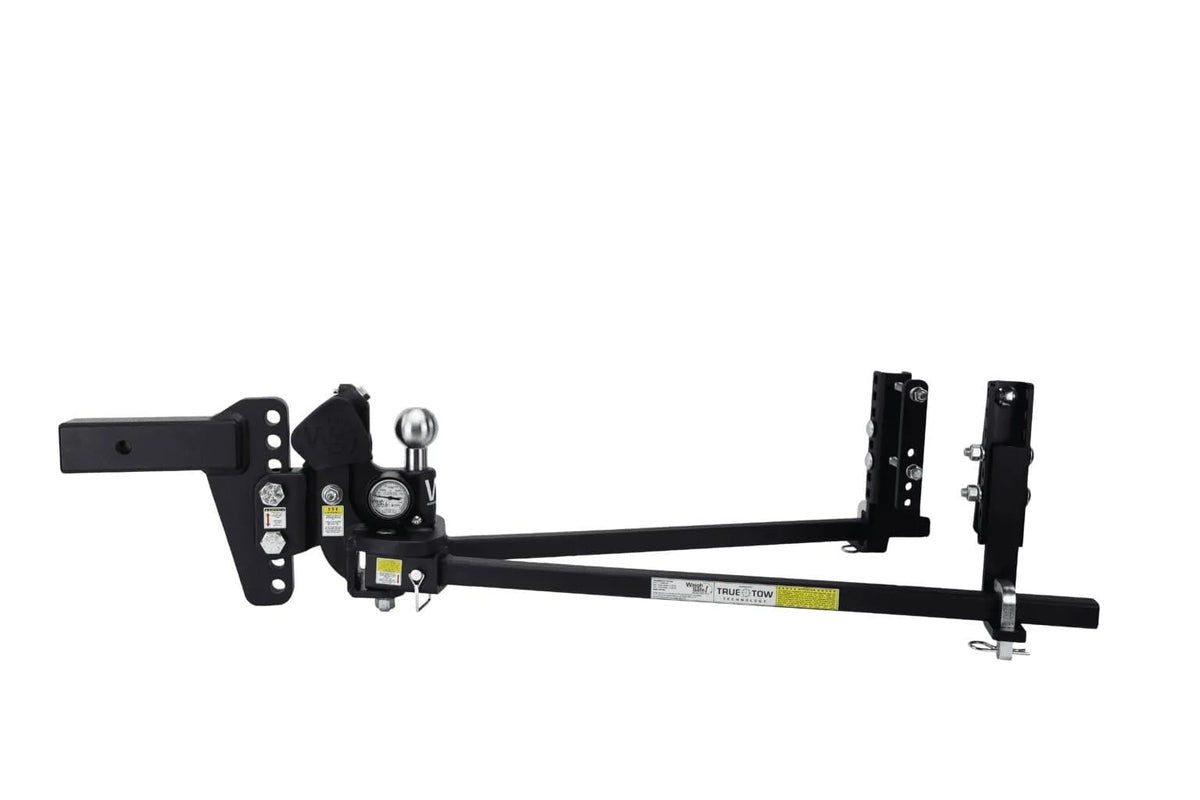 Weight Distribution Hitch with Anti-Sway, 8" Drop, 2" Shank, 12,500-lb Towing D6367