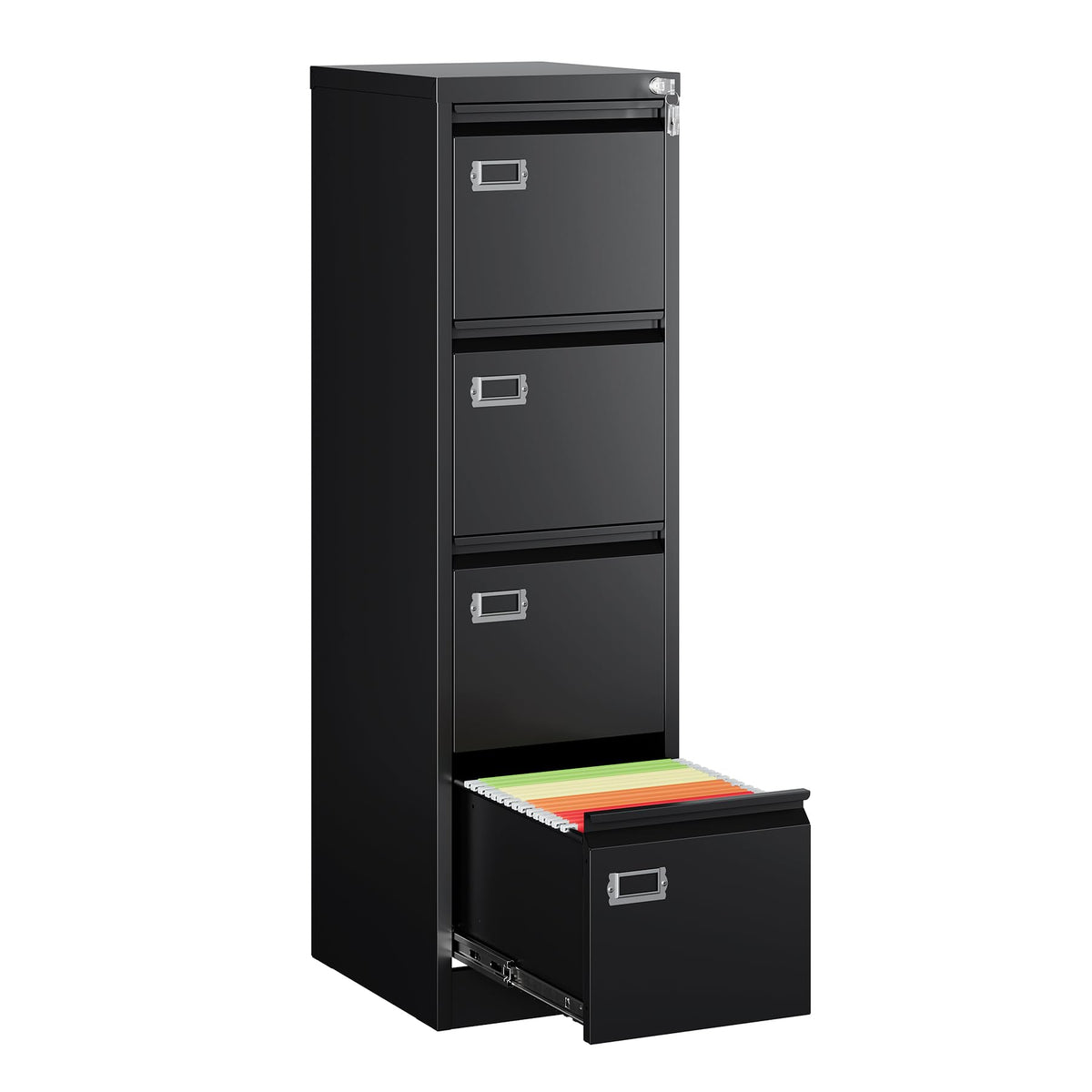 4 Drawer Metal File Cabinet with Lock A431