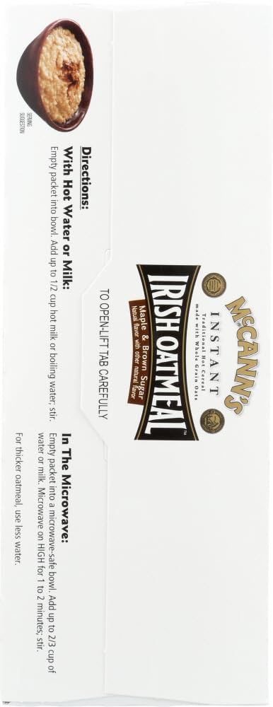 Instant Irish Oatmeal Maple Brown Sugar 10 ct 3 pk Y175554