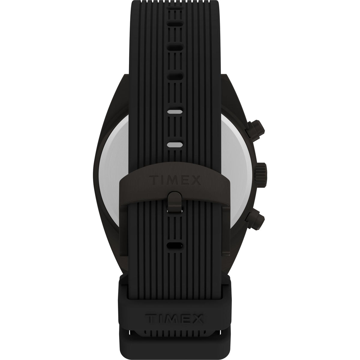Men's Chronograph 41mm Watch Black Dial Gunmetal Case H698