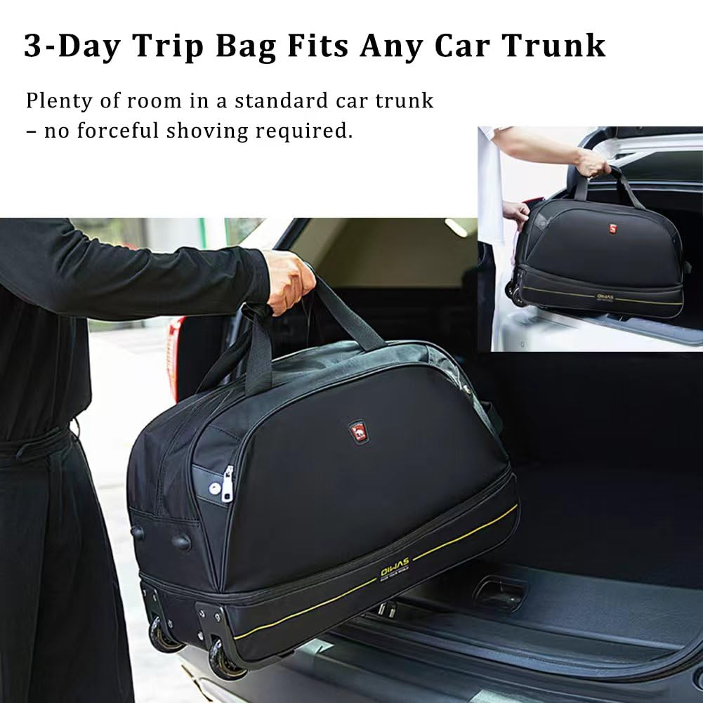 Rolling Duffle Bag with Wheels, 22 inch Carry On Bag M92560