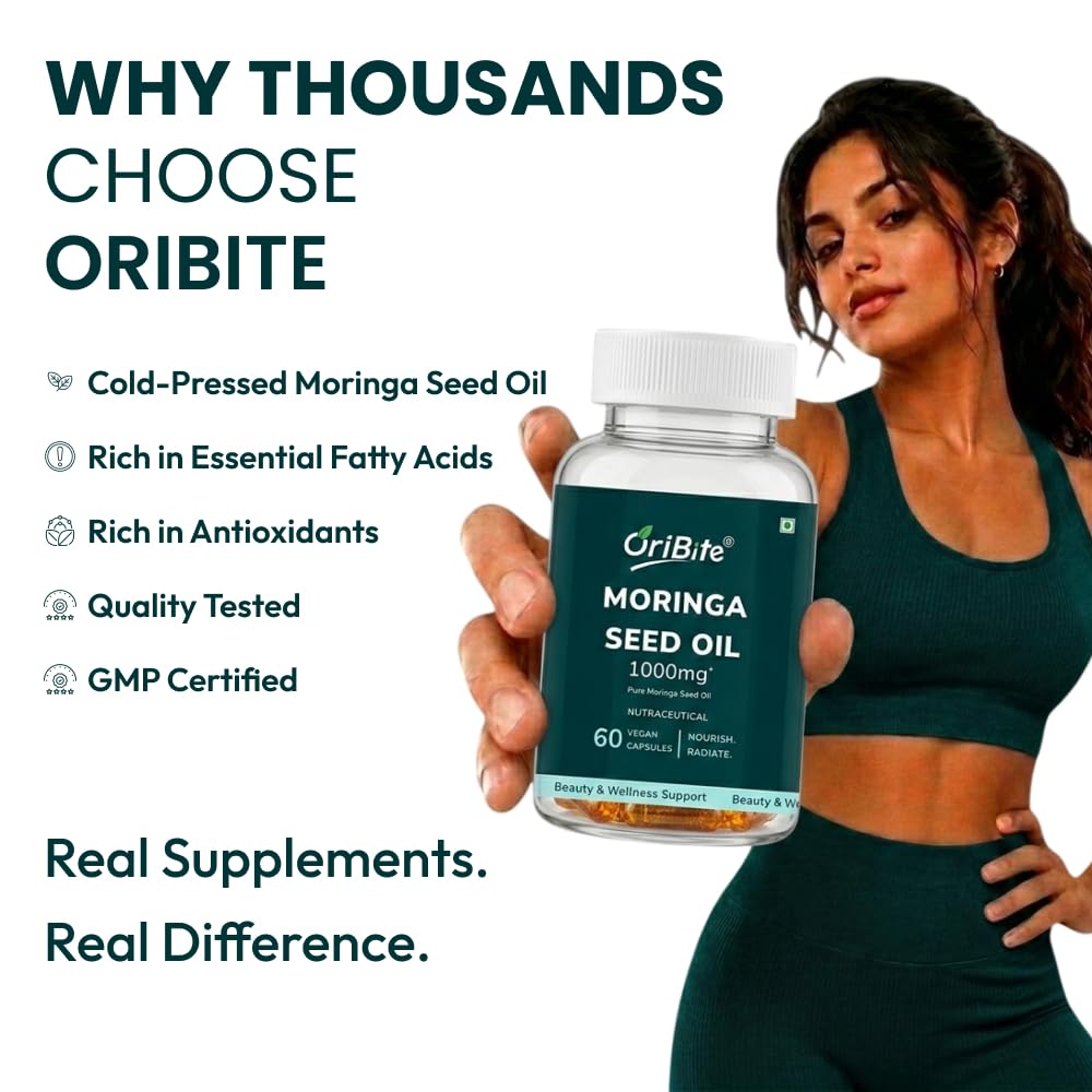 Moringa Seed Oil 1000mg 60 Capsules Q89167