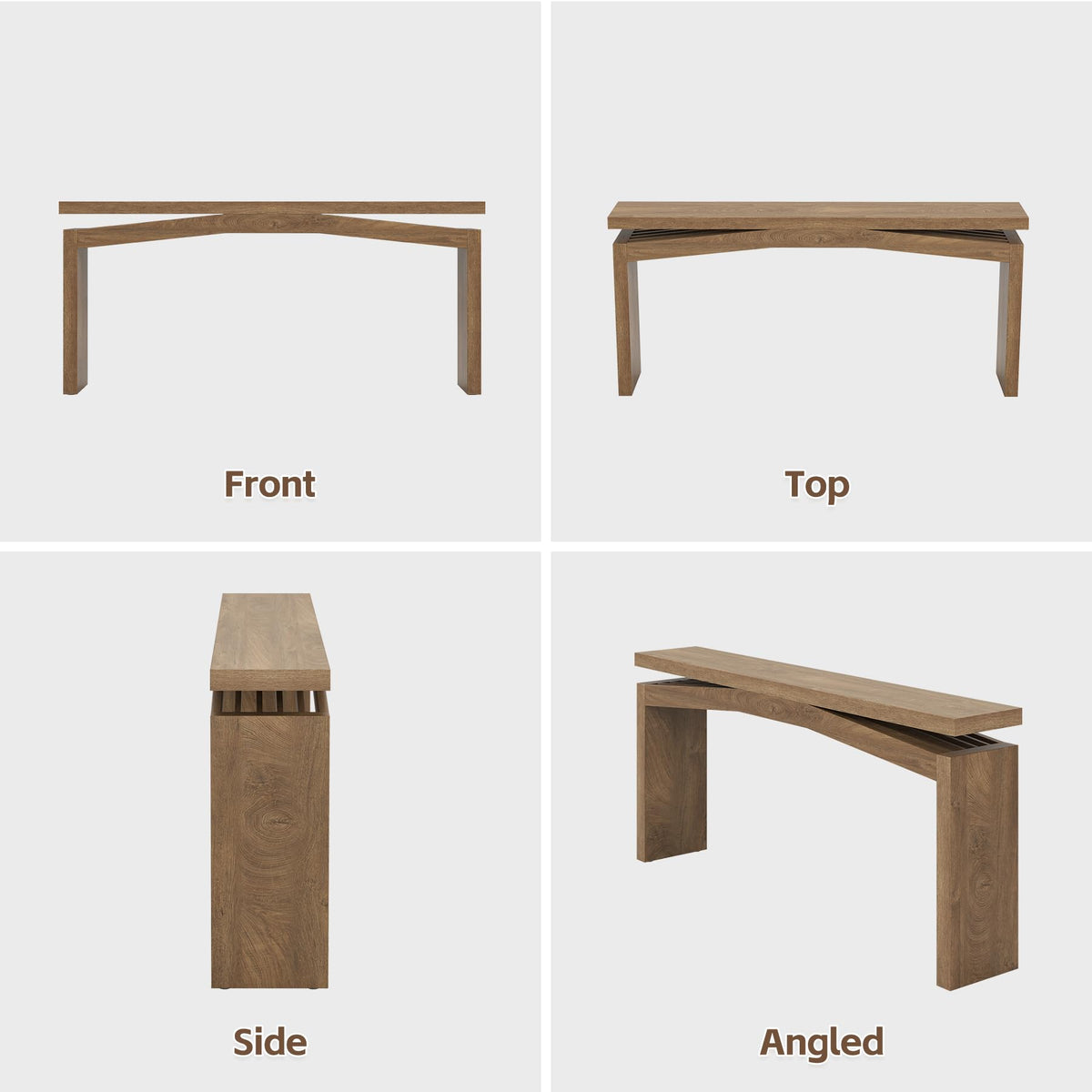 Console Tables 63-Inch Natural Brown J1965