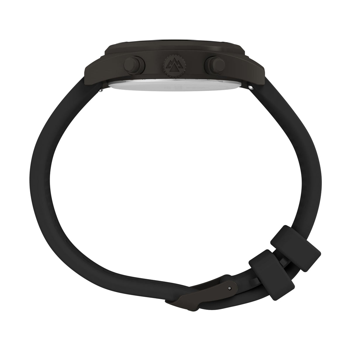Men's Chronograph 41mm Watch Black Dial Gunmetal Case H698