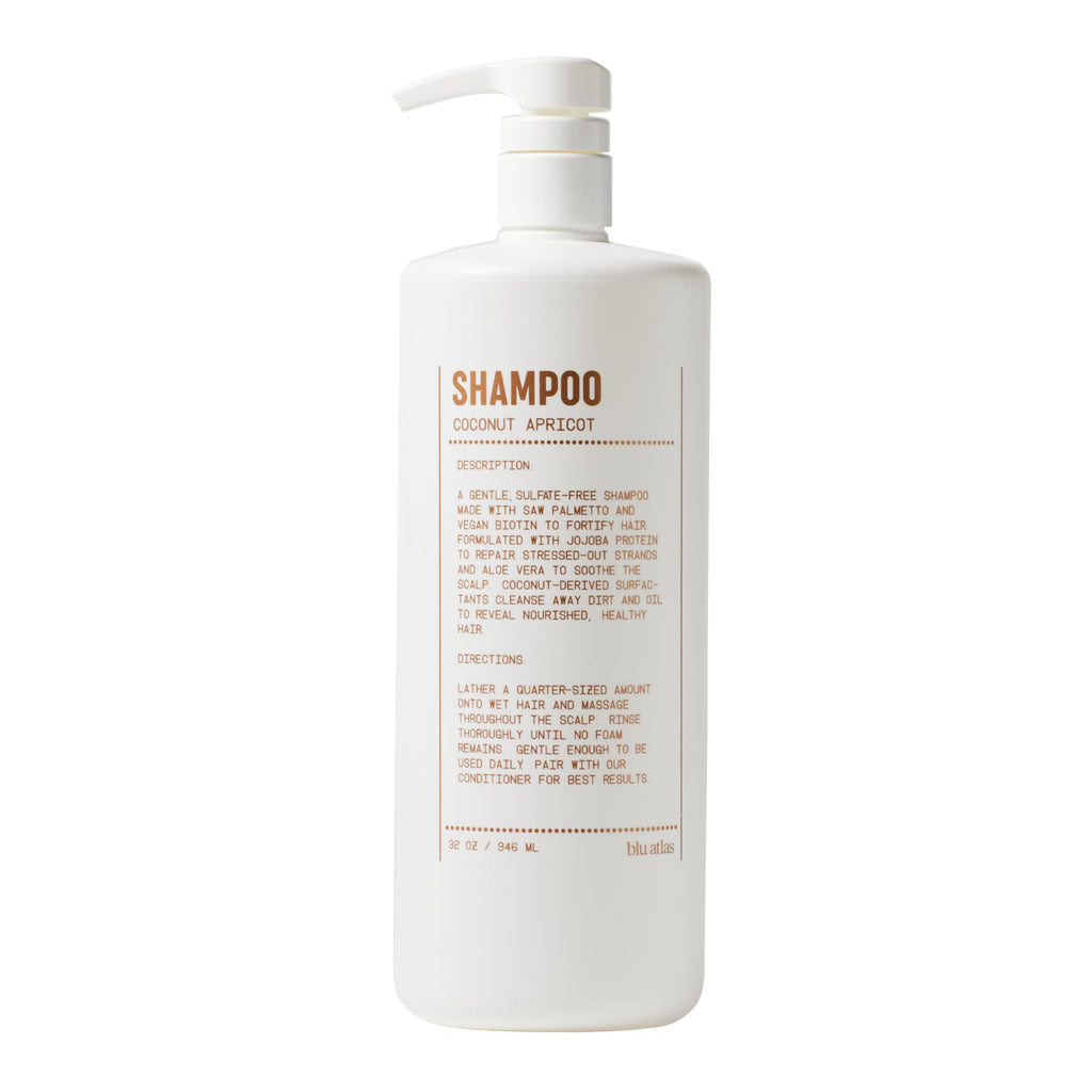 Shampoo and Conditioner Bundle Coconut Apricot 32 oz X6749