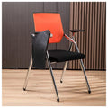 Orange Mesh Foldable Student Chair with Desk and Cup Holder I35162