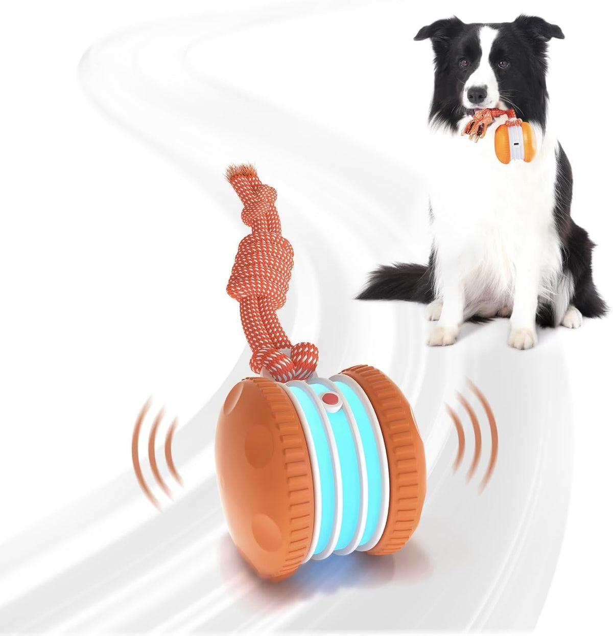 Electric Moving Dog Ball with Rope S1358