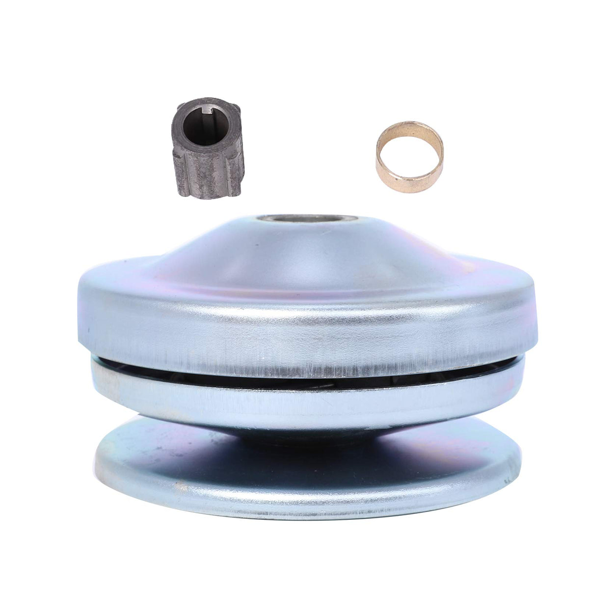 3/4" Bore 6" Diameter Asymmetric CVT Torque Converter with 5/8" Clutch and 725 Belt X370309