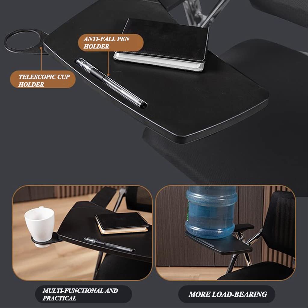 Orange Mesh Foldable Student Chair with Desk and Cup Holder I35162