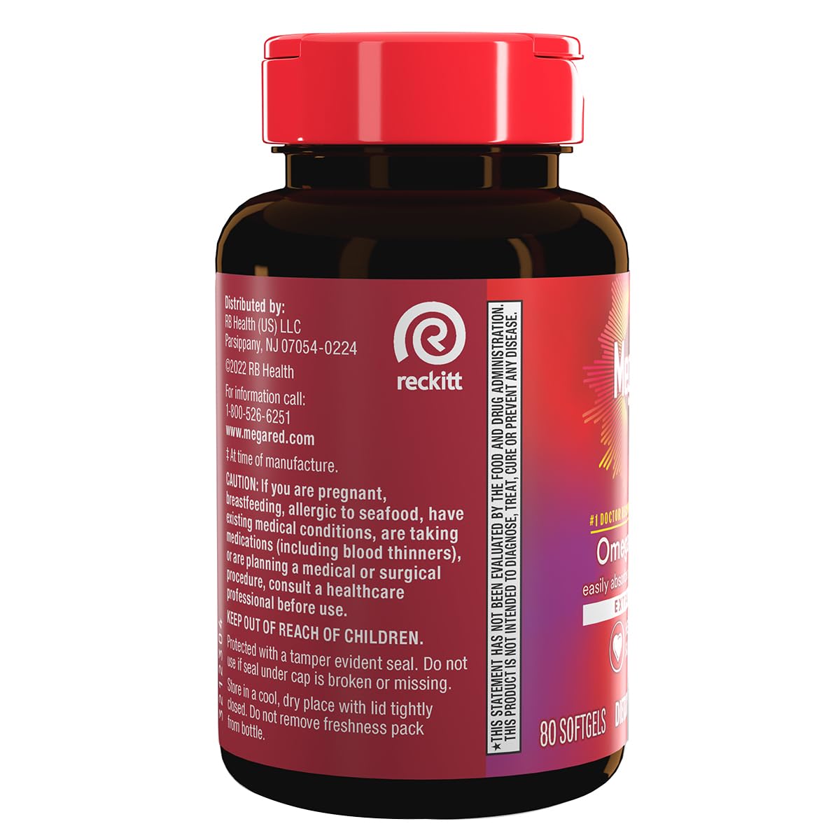 500mg Omega-3 Krill Oil Softgels 80 Count 2 Pack E569844