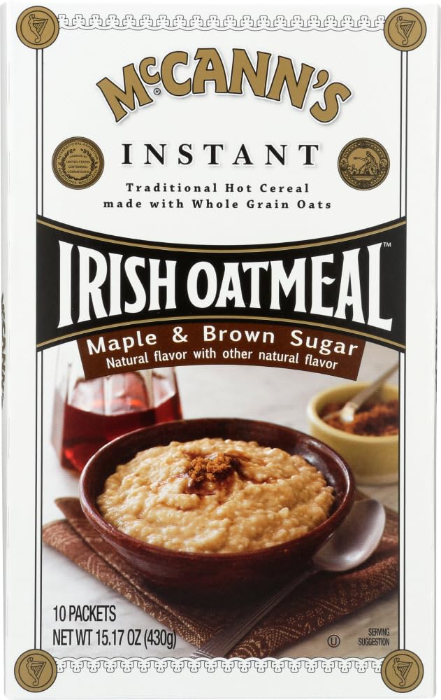 Instant Irish Oatmeal Maple Brown Sugar 10 ct 3 pk Y175554