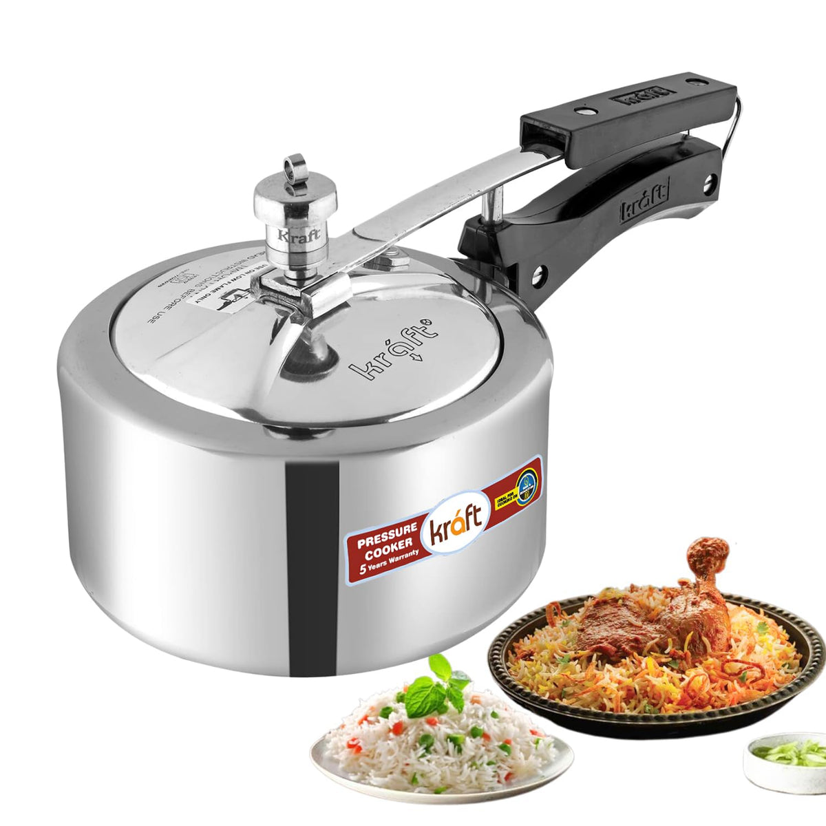 2-Liter Aluminum Pressure Cooker W74118