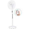16” Oscillating Stand Fan with Remote, White O613