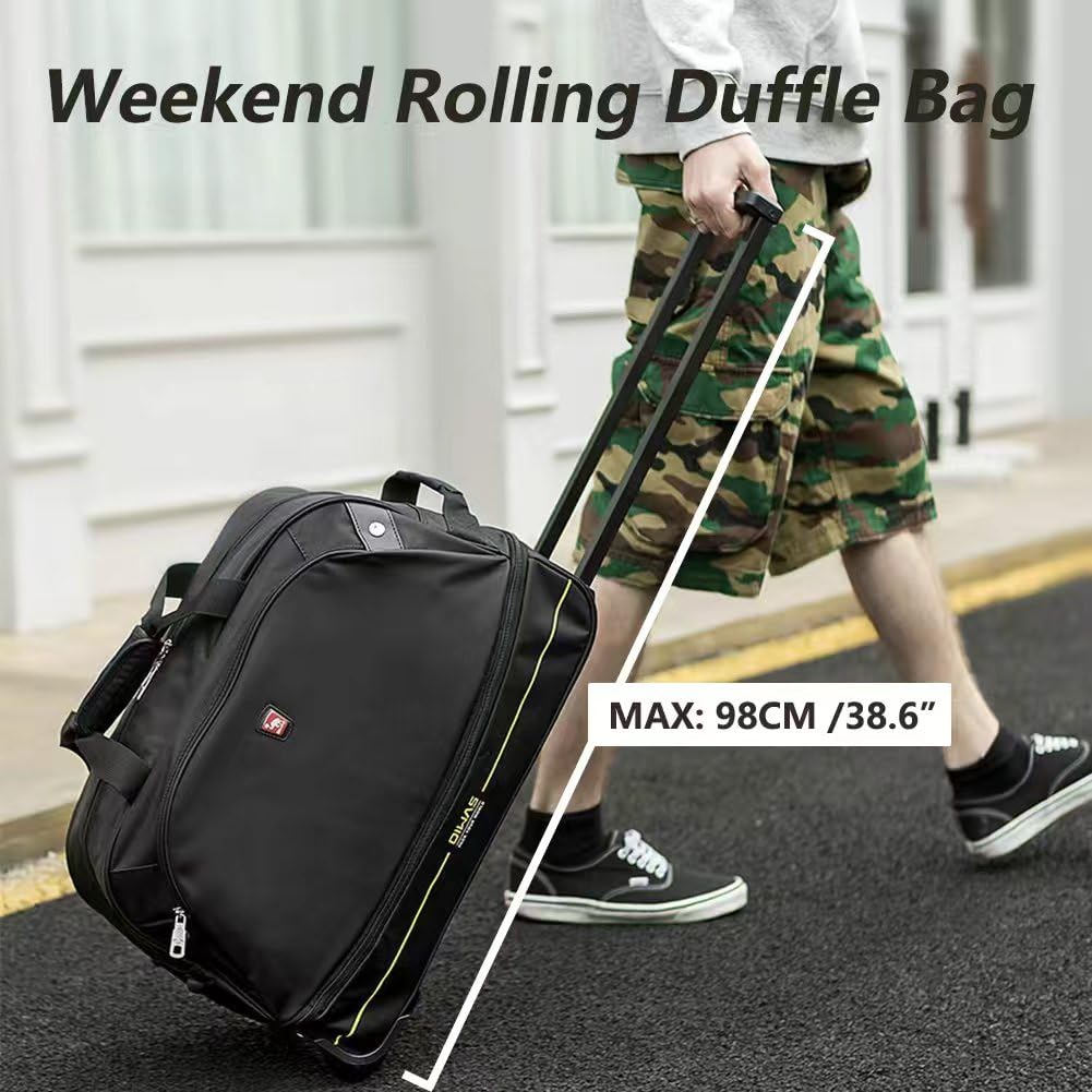 Rolling Duffle Bag with Wheels, 22 inch Carry On Bag M92560