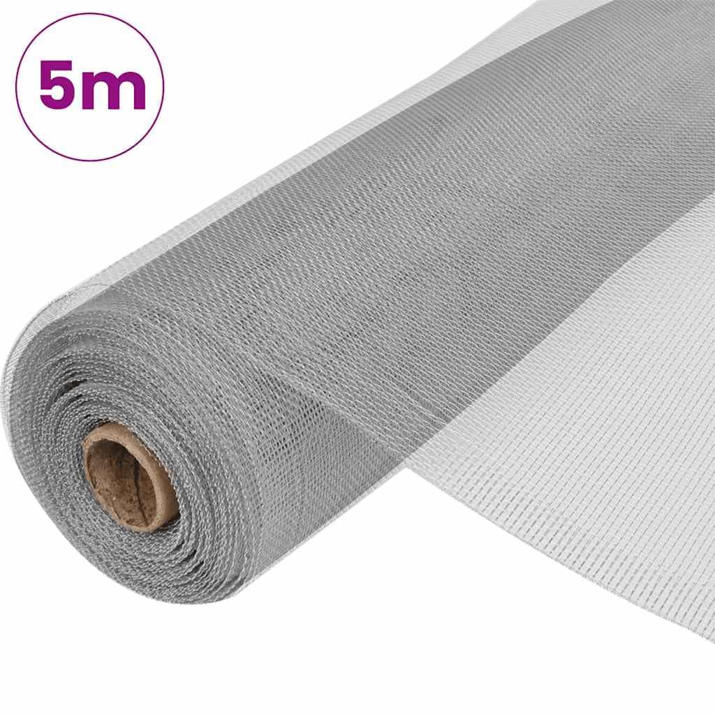 Aluminum Mesh Screen 39.4"x196.9" Silver S903