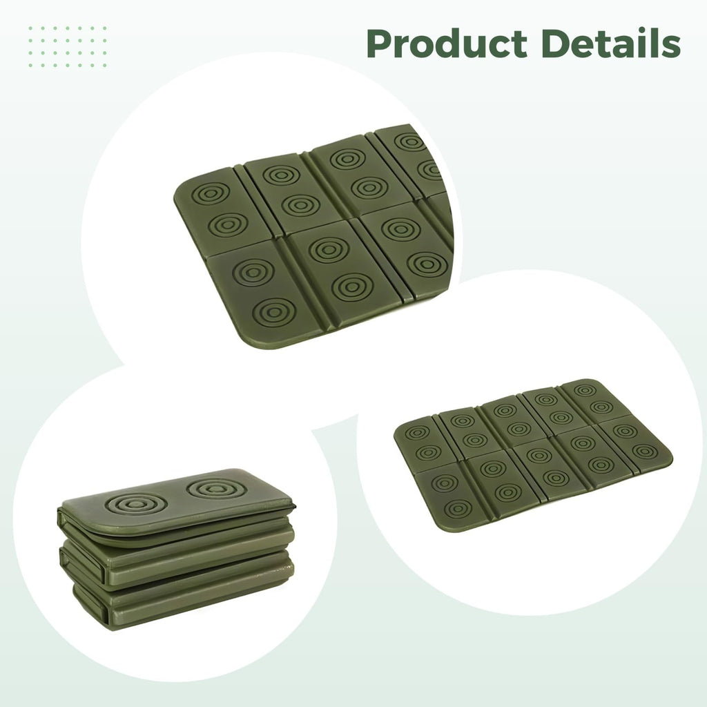 2 Pcs Folding Waterproof Foam Camping Mat Seat Cushion U824
