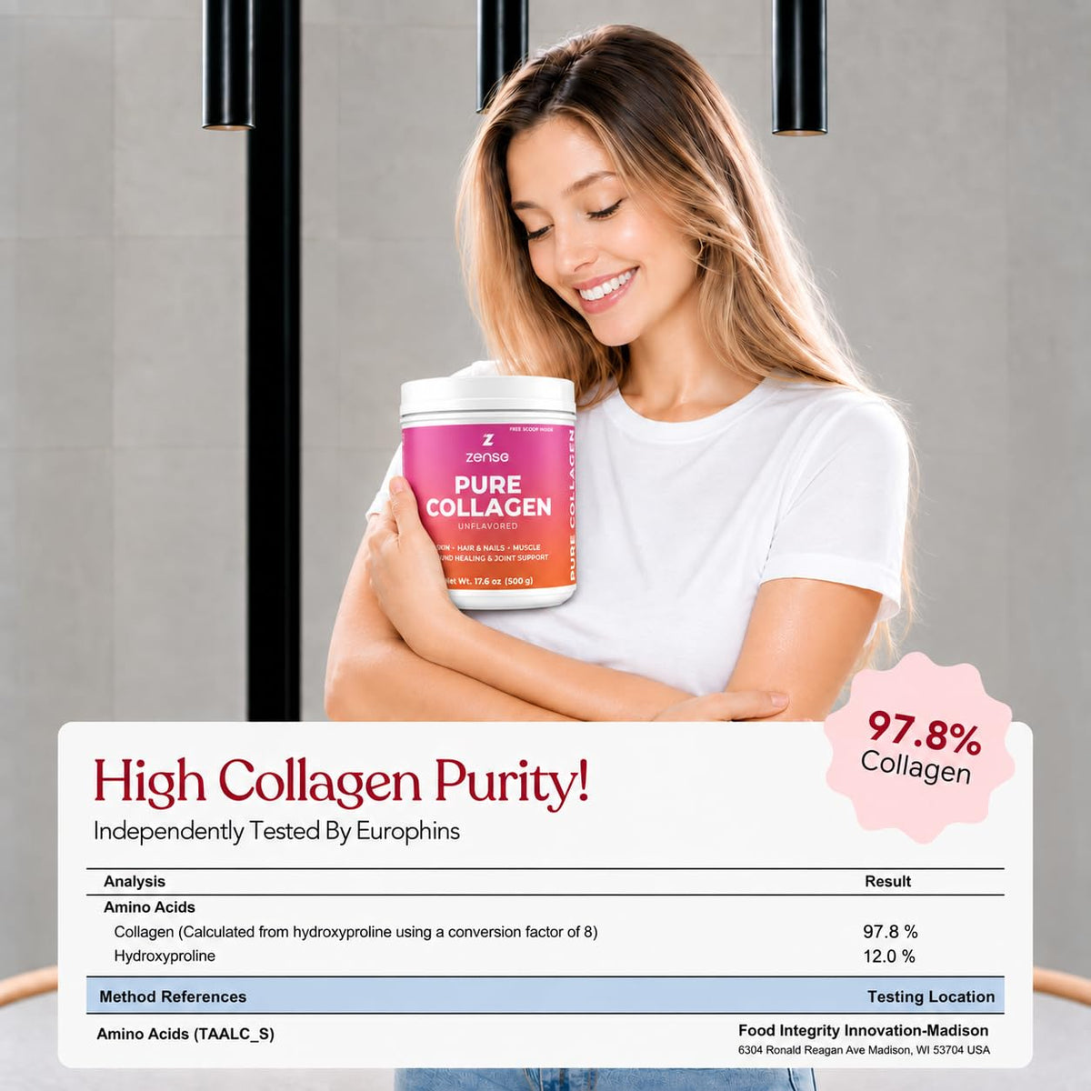 Hydrolyzed Collagen Powder 500 g X865648