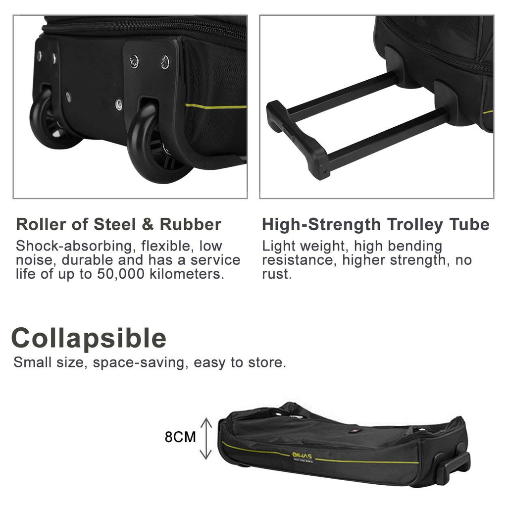 Rolling Duffle Bag with Wheels, 22 inch Carry On Bag M92560