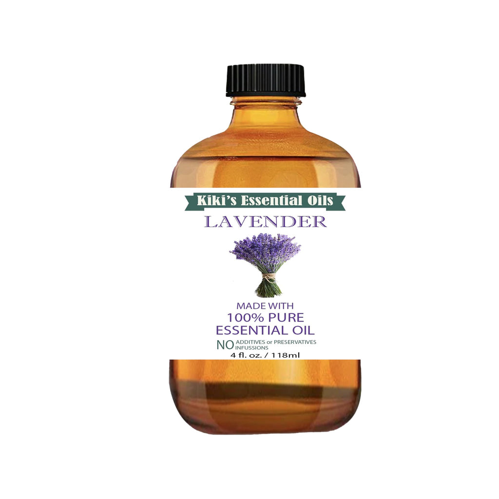 Lavender Essential Oil with Glass Dropper 4 Fl Oz S544601