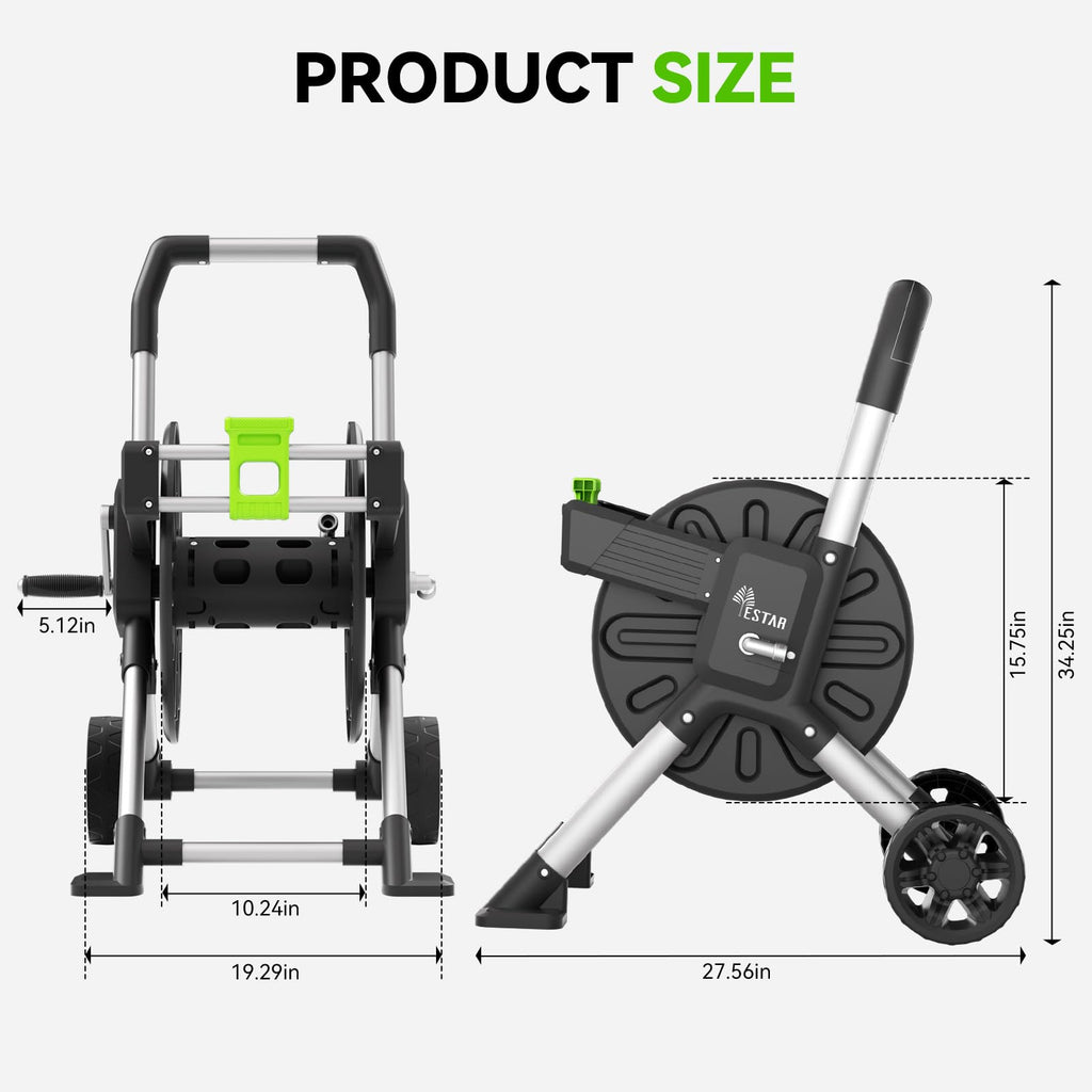 Garden Hose Reel Cart with Wheels X5971