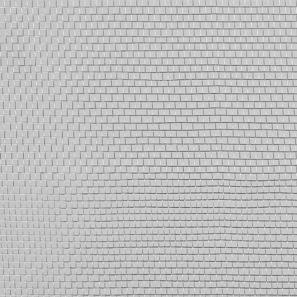 Aluminum Mesh Screen 39.4"x196.9" Silver S903