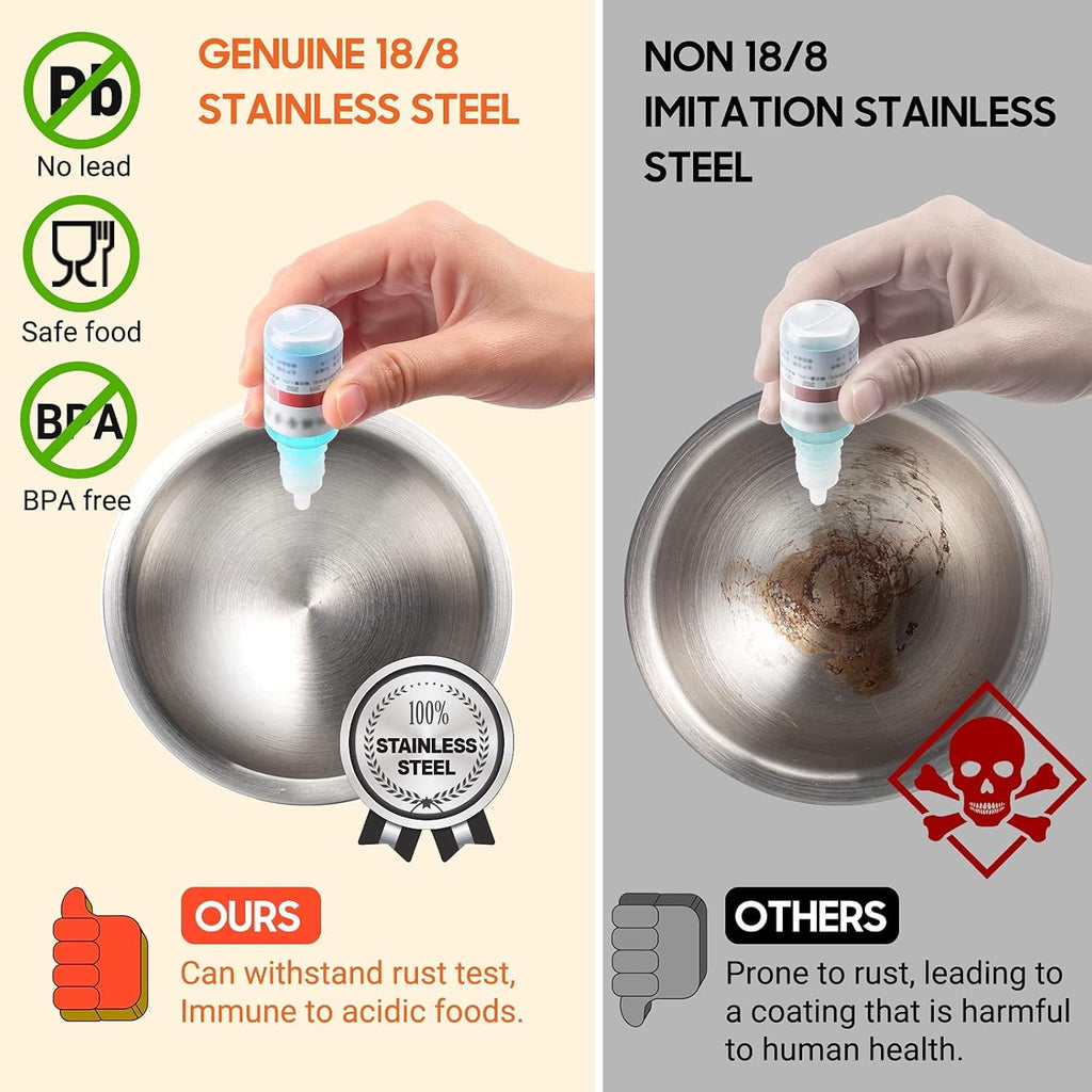 18/8 Stainless Steel Mortar and Pestle S39202