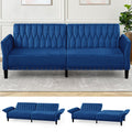 Blue Velvet Sofa Bed O54457
