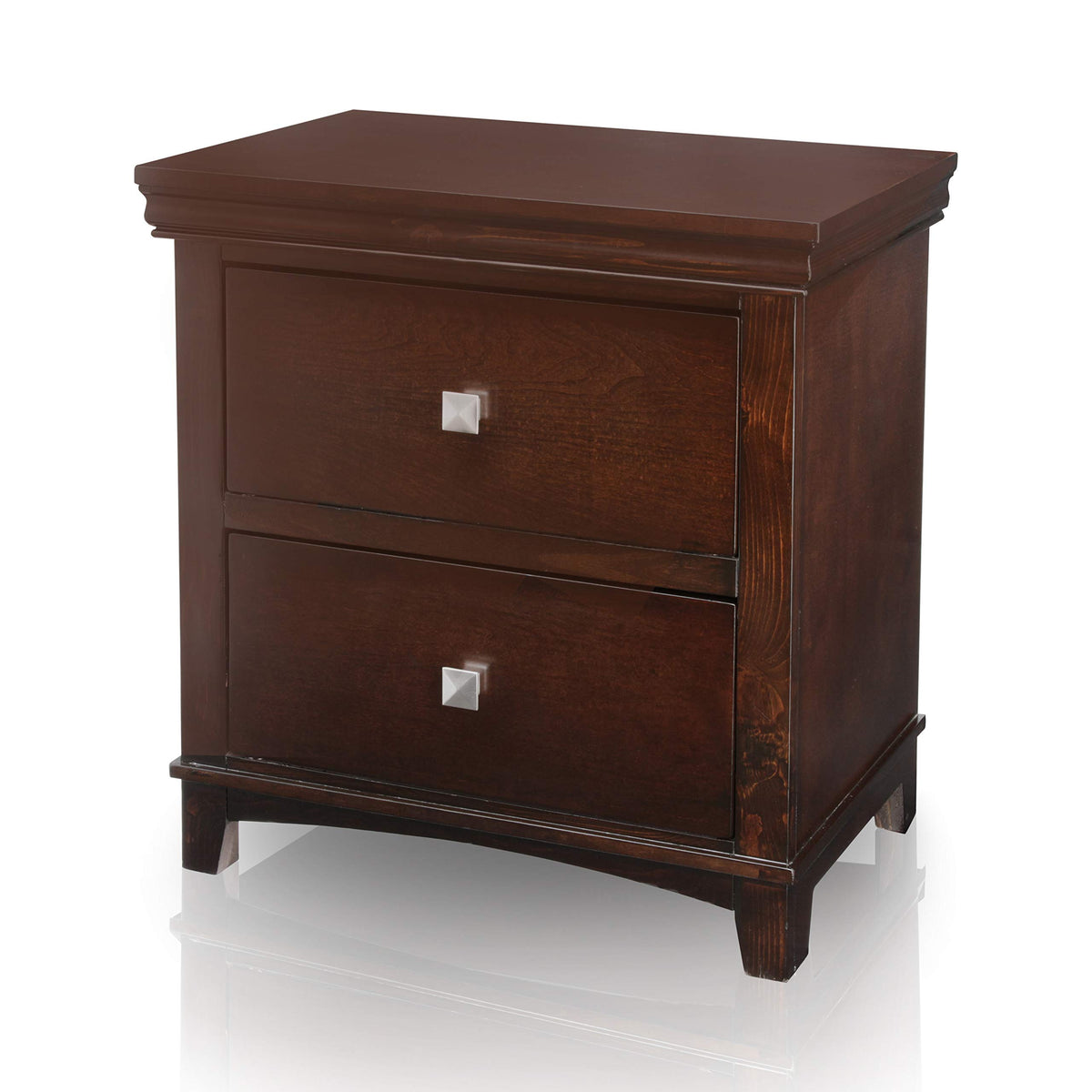 Brown Cherry 2-Piece California King Bedroom Set U209211