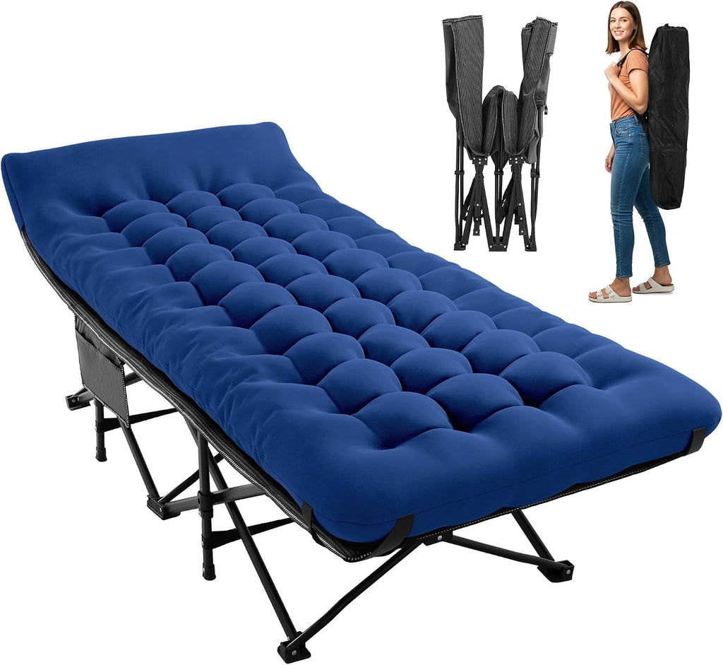 Folding Camping Cot with Mattress Y8857
