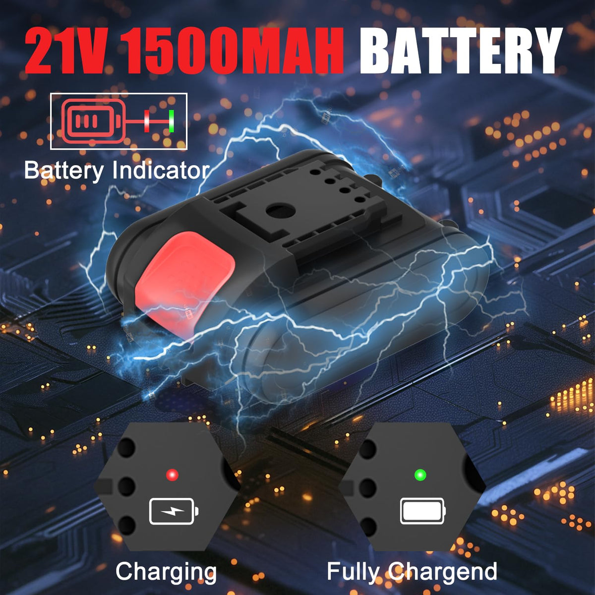 20v Cordless Drill Set with Charger 3/8" Keyless Chuck L489191