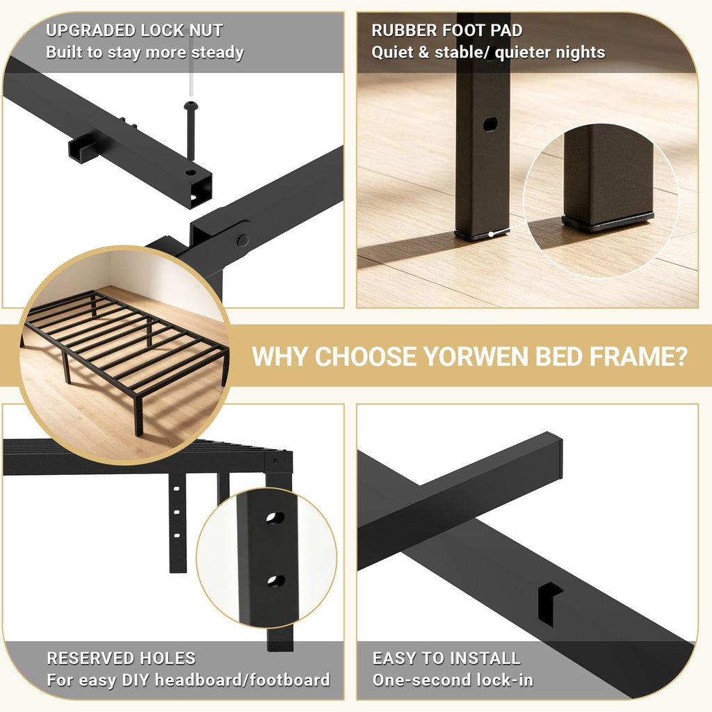 Twin Metal Bed Frame W55113