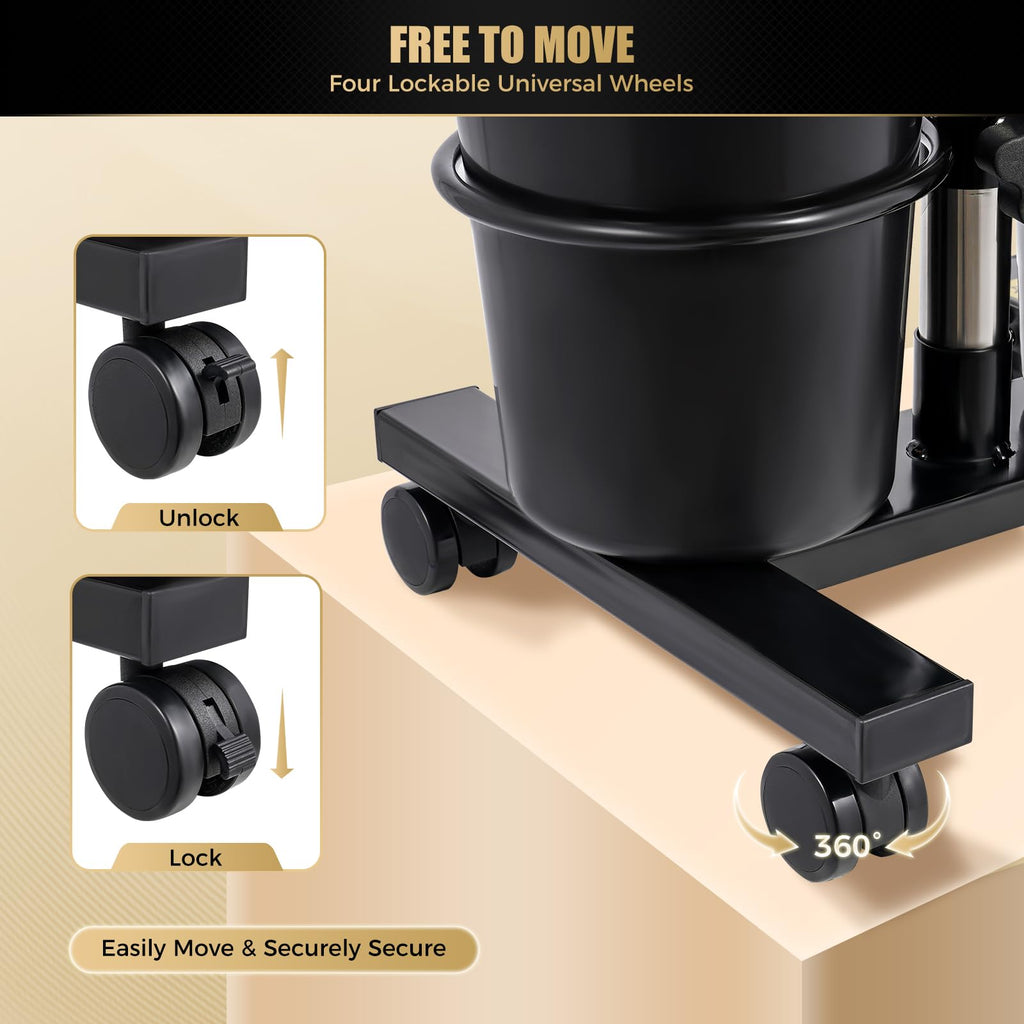 Portable 20L Hair Washing Shampoo Bowl Basin Black Z1866