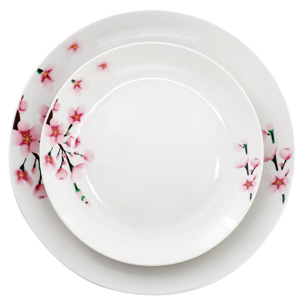 12 Piece Porcelain Dinnerware Set, Service for 4 X31831