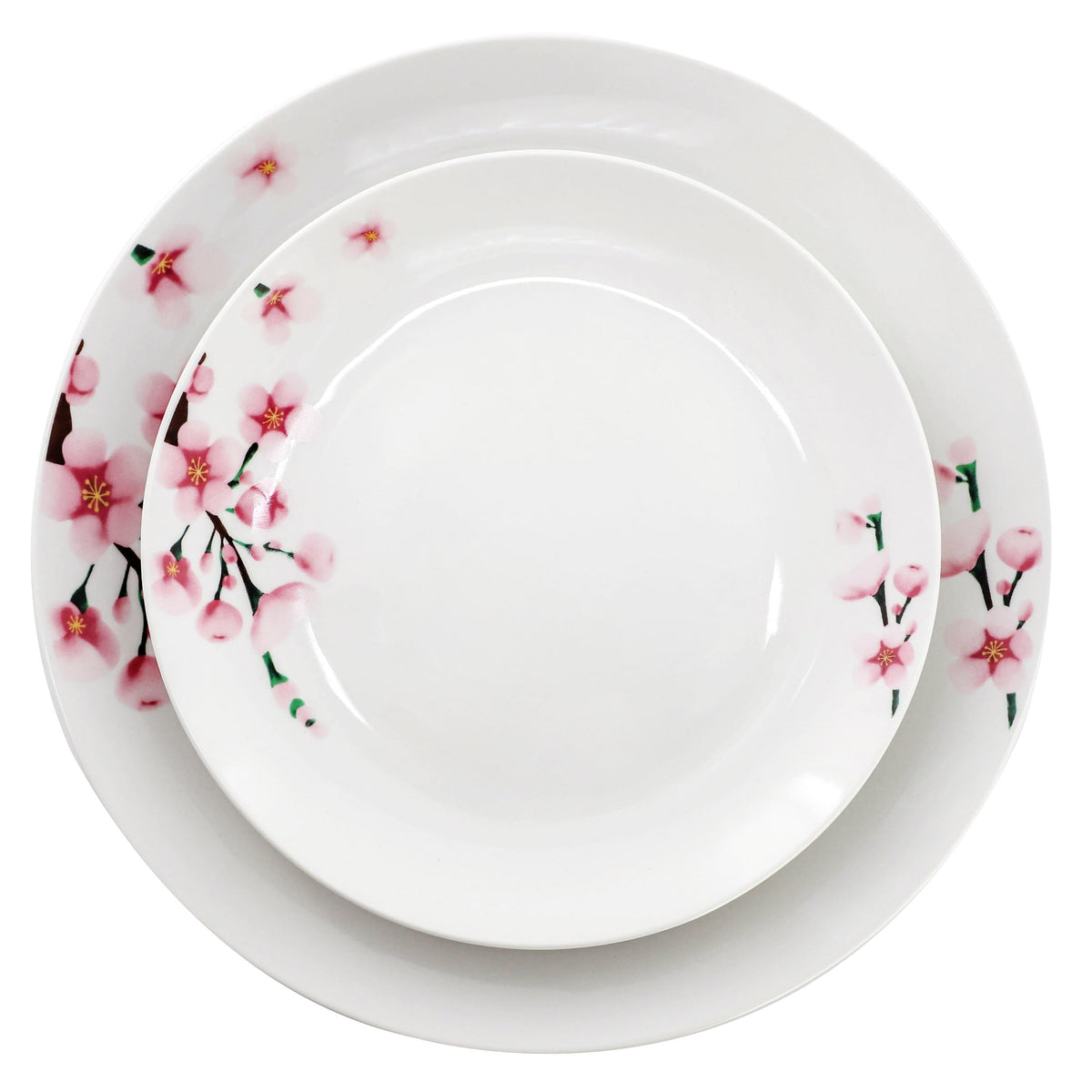 12 Piece Porcelain Dinnerware Set, Service for 4 X31831