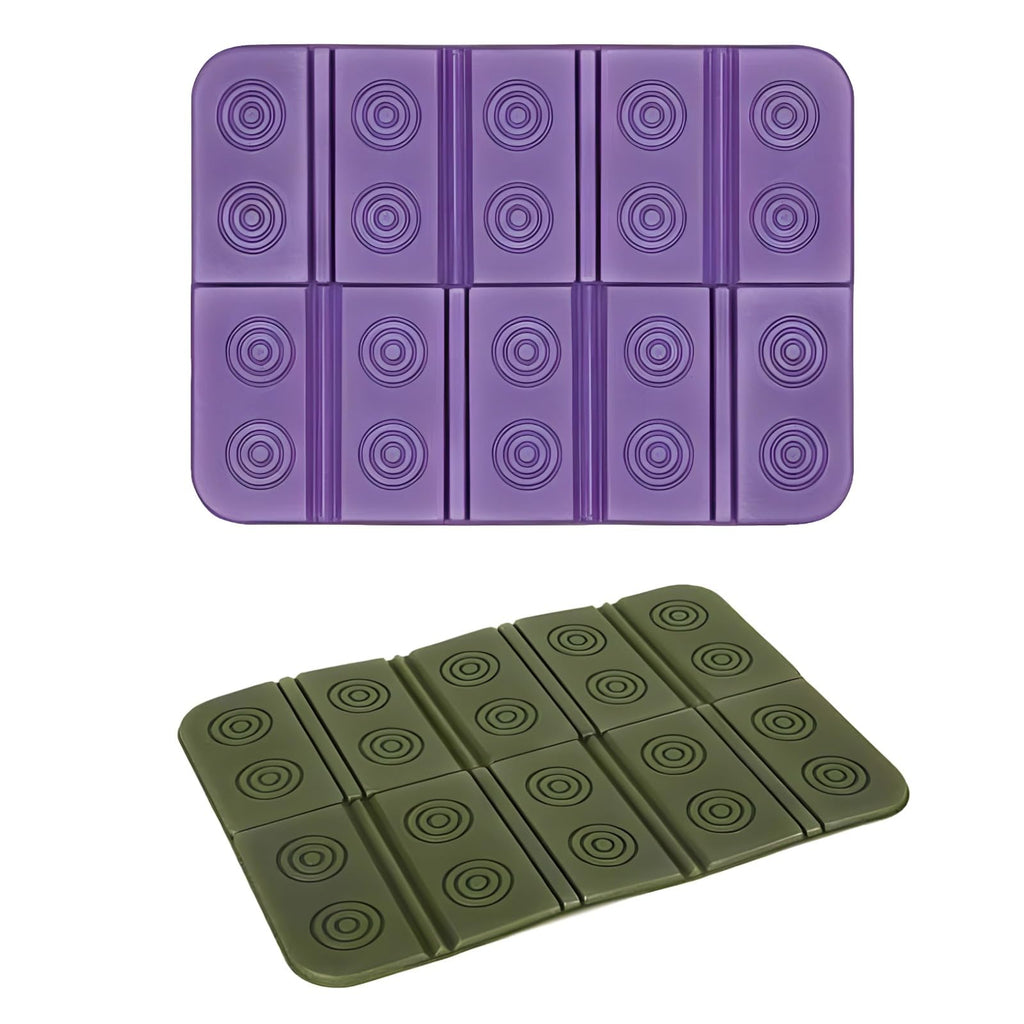 2 Pcs Folding Waterproof Foam Camping Mat Seat Cushion U824