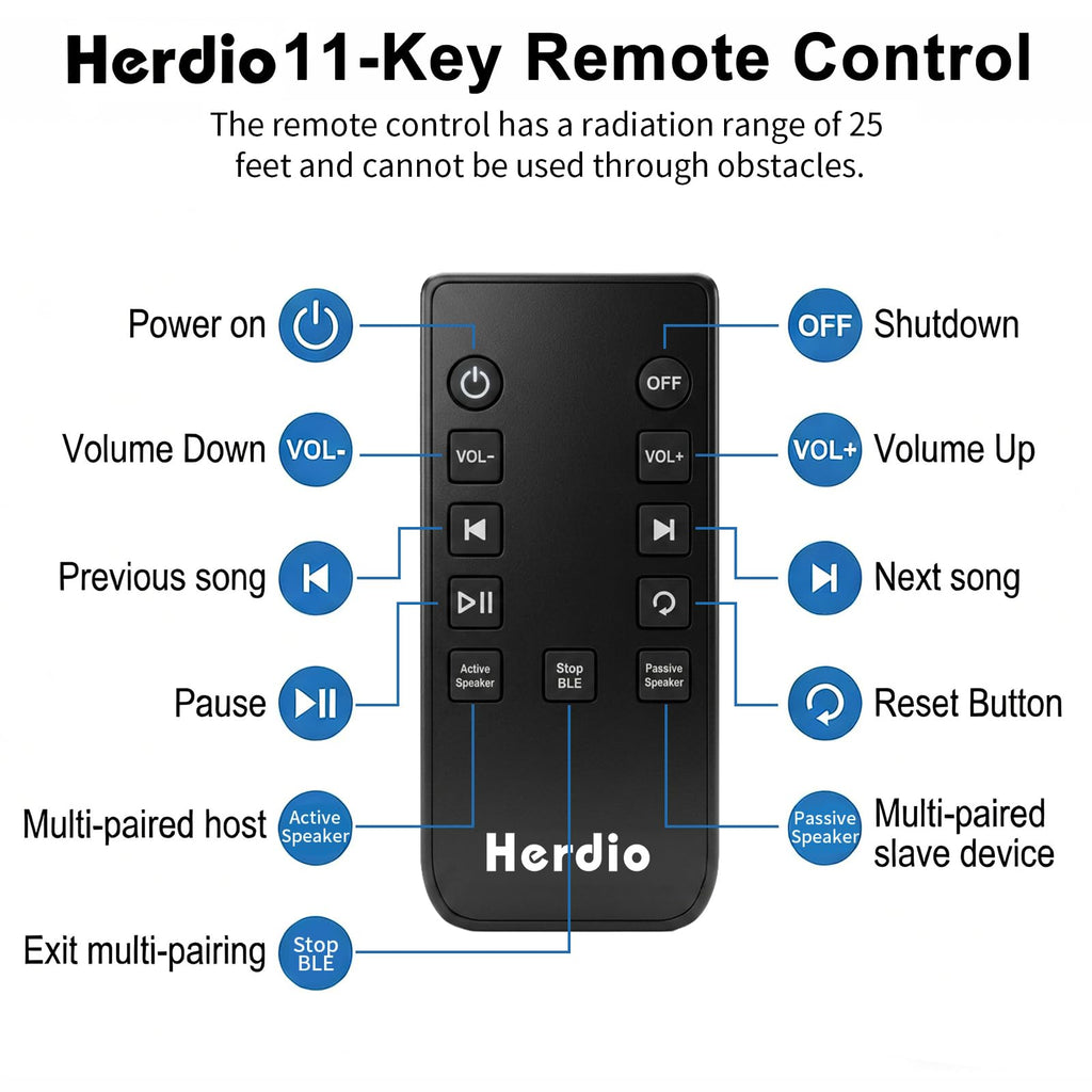 3.5" 200W Outdoor Bluetooth Speakers, IP44 Waterproof, Black, 2-Pack F27836