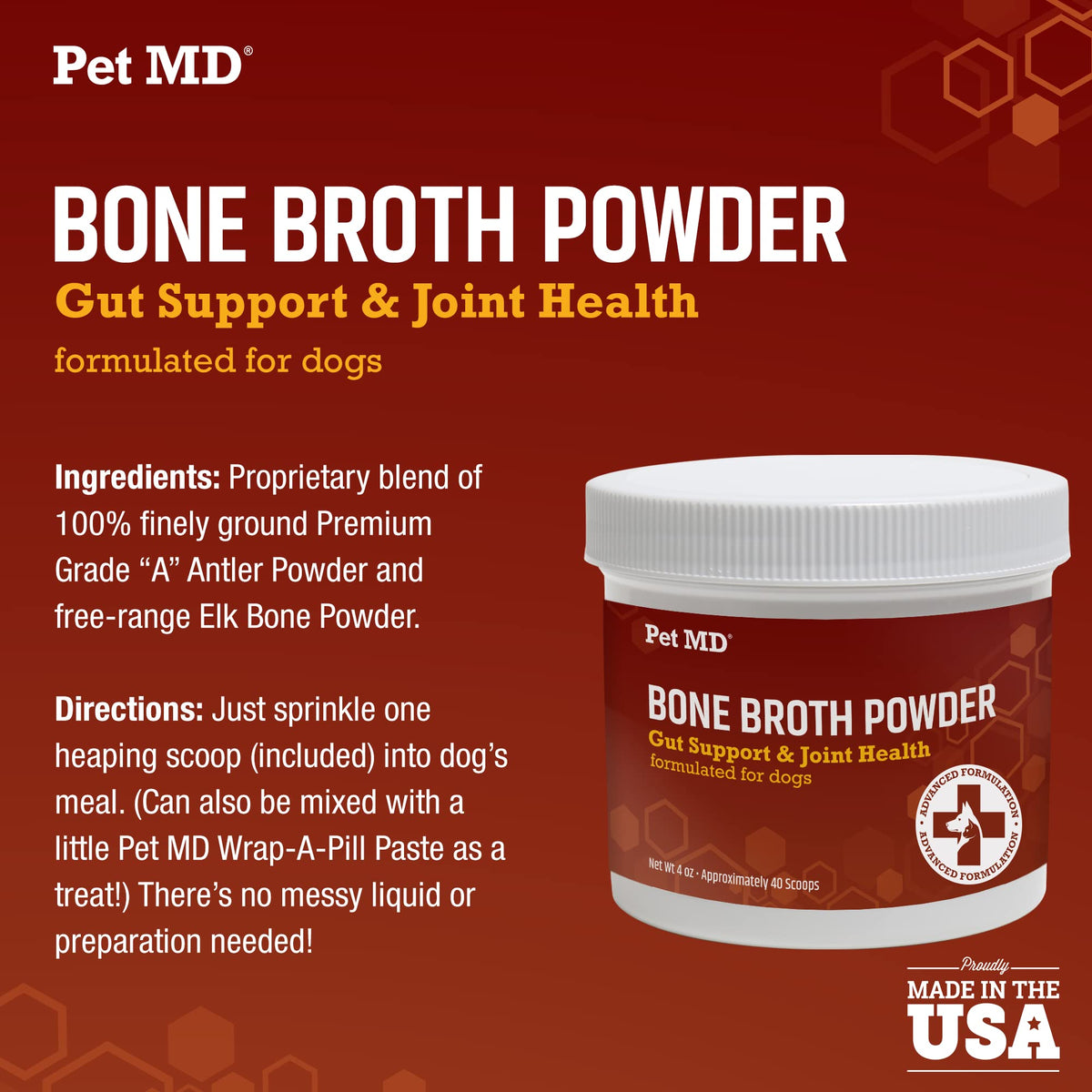 Bone Broth Powder Supplement & Pill Paste A96475