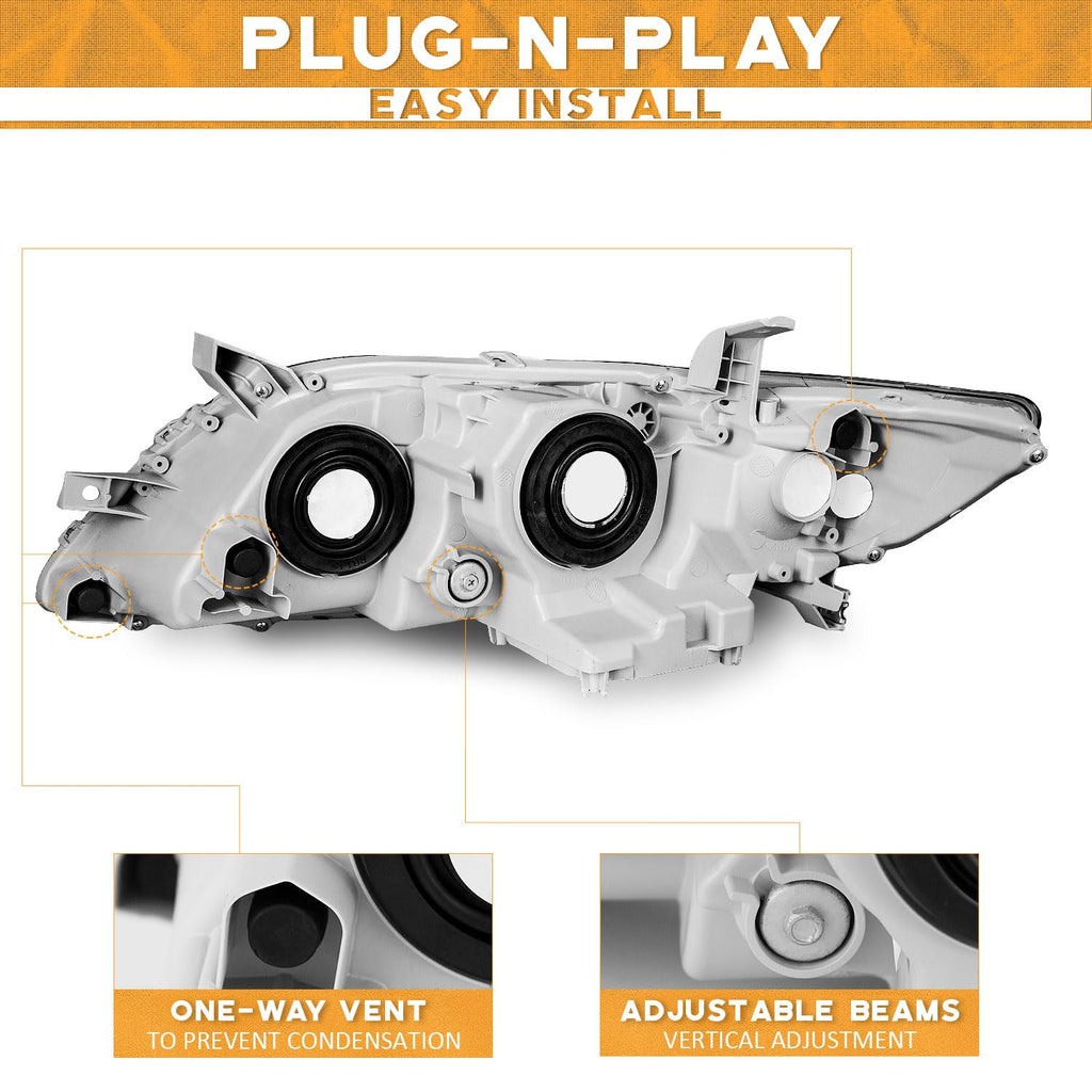 Anti-Fogging Headlights Assembly for Toyota Camry V18569