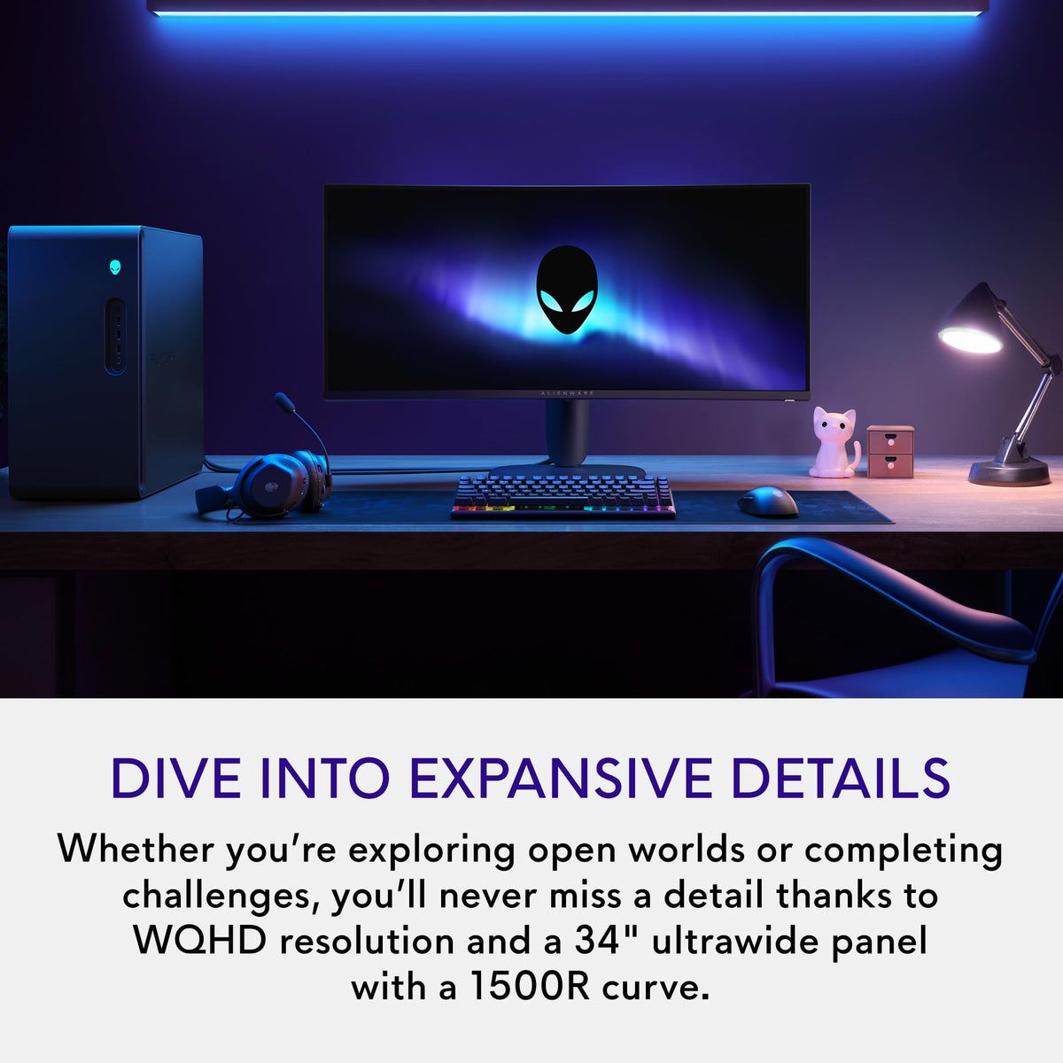 34 Curved Gaming Monitor WQHD 180Hz 1ms C500