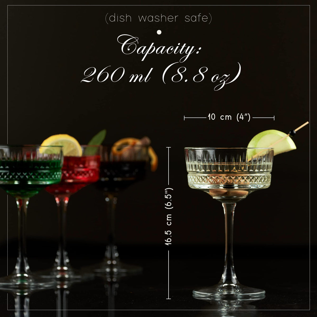 Coupe Glasses Set of 4 A82708