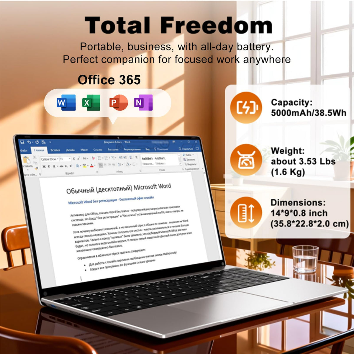 15.6" Laptop Computer Core I5 16GB RAM 512GB SSD Z545993