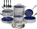 14 Pc Non Stick Ceramic Cookware Set D992115