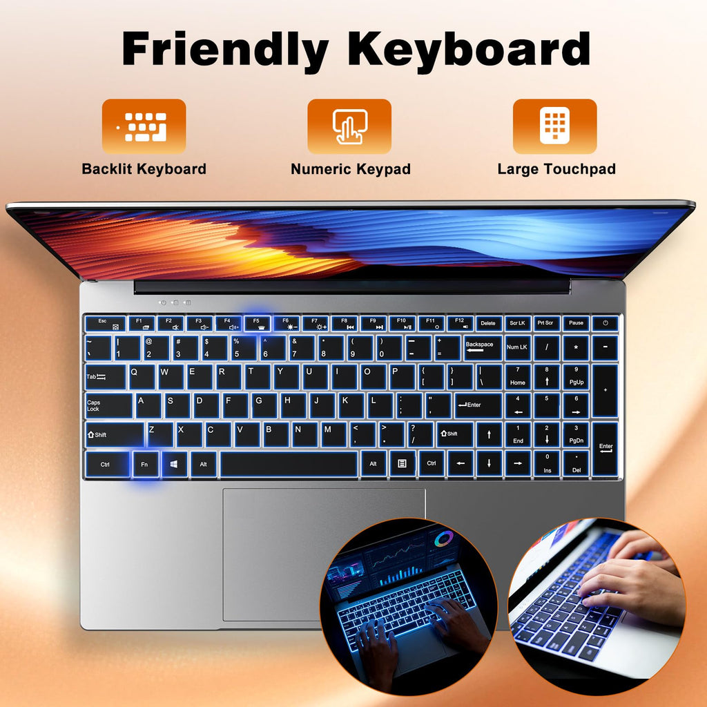 15.6" Laptop Computer Core I5 16GB RAM 512GB SSD Z545993