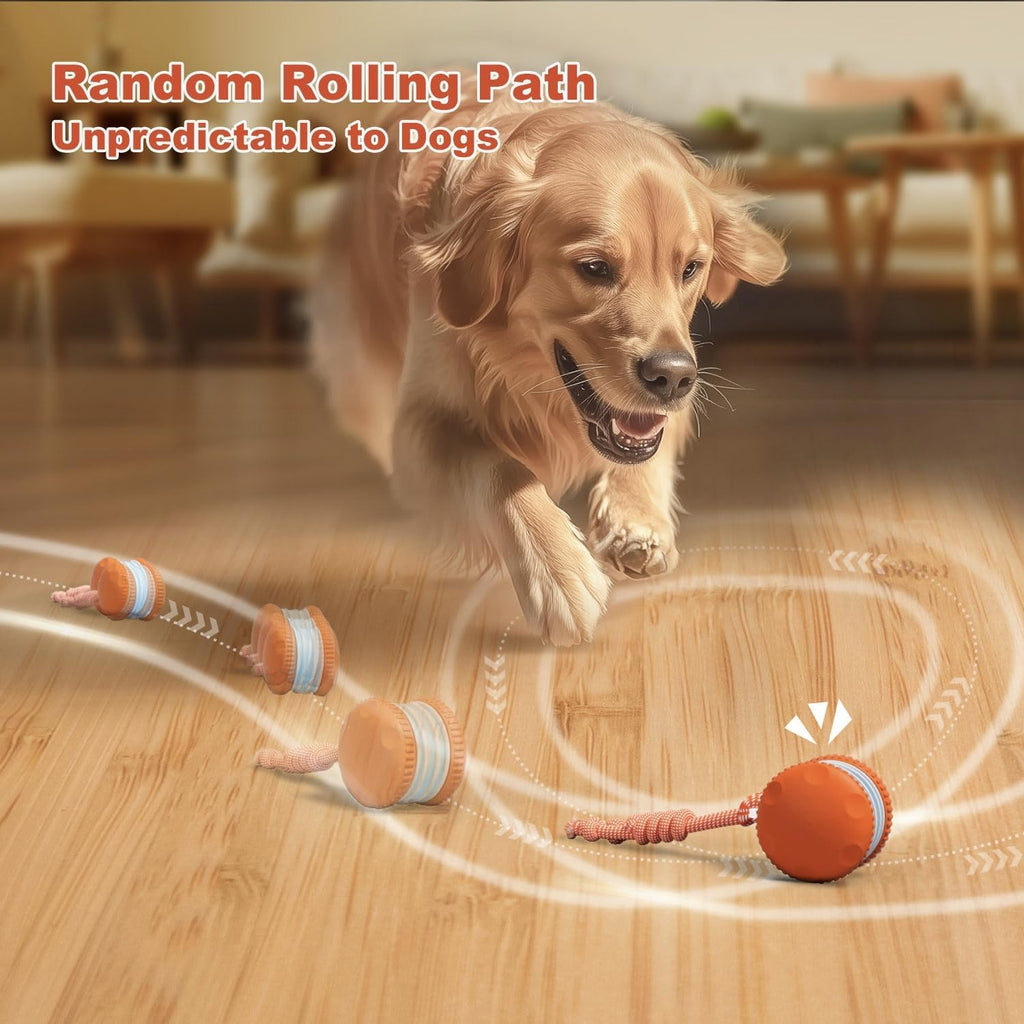 Electric Moving Dog Ball with Rope S1358