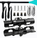 2PCS Kayak Paddle Holder with Leashes & Locking Kits A887