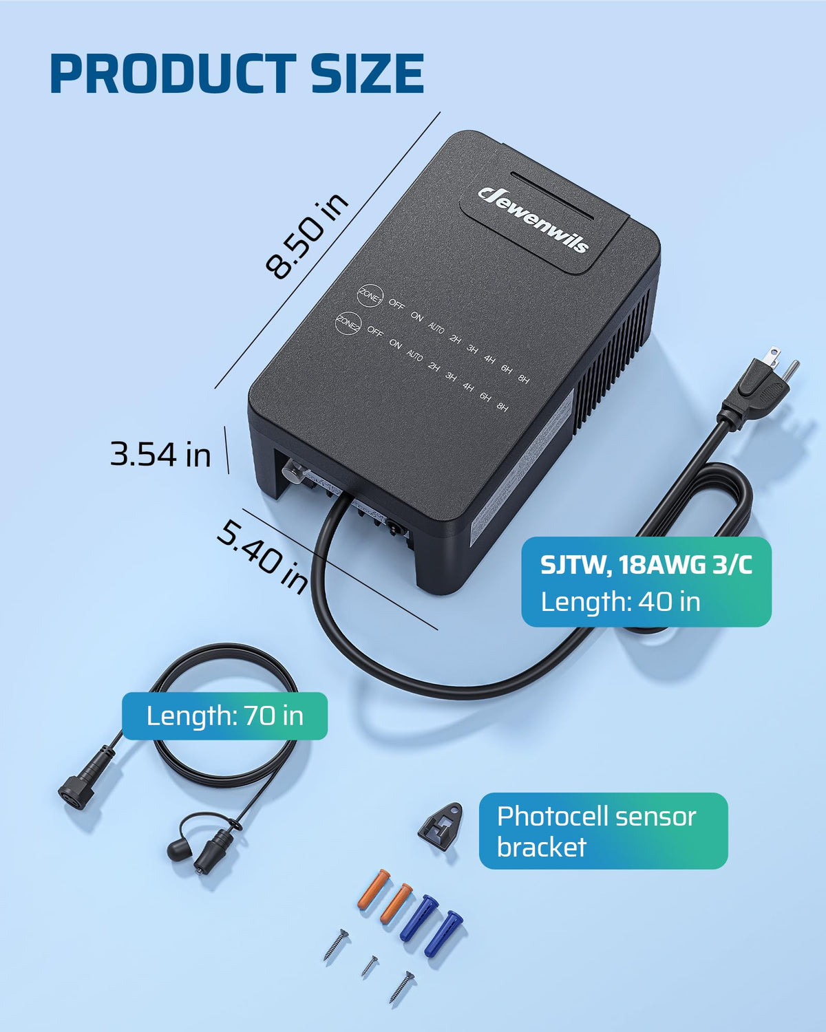 200W Low Voltage Landscape Transformer H517419