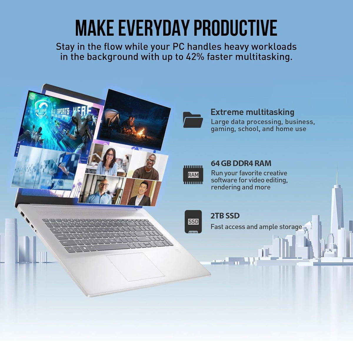 17.3 Inch Touchscreen Intel Core i7 Laptop Y903107