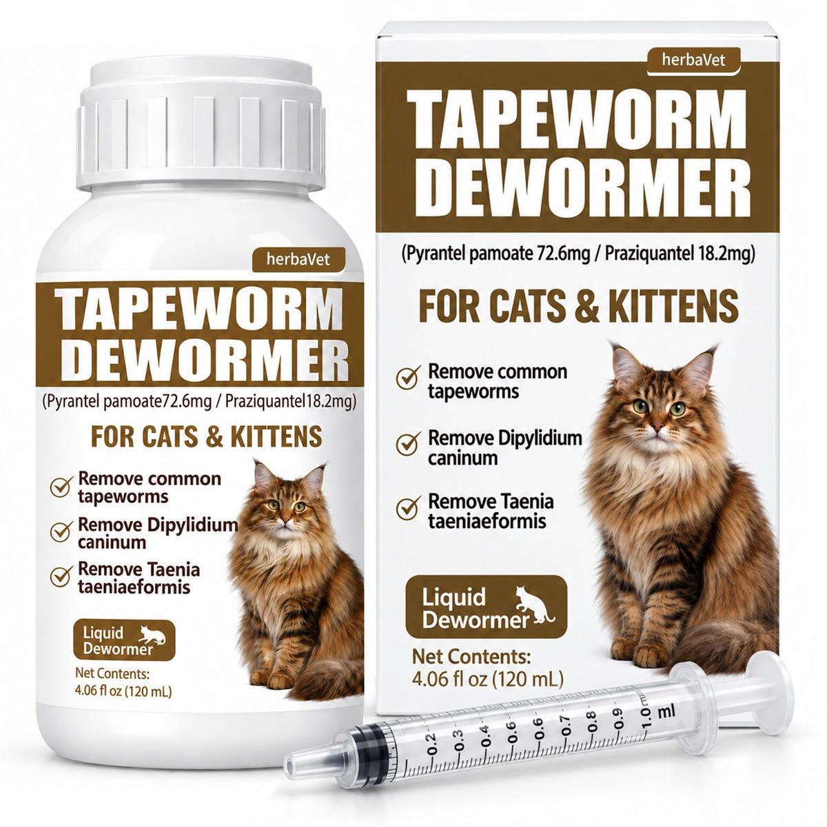 Cat Dewormer for Cats & Kittens L19676