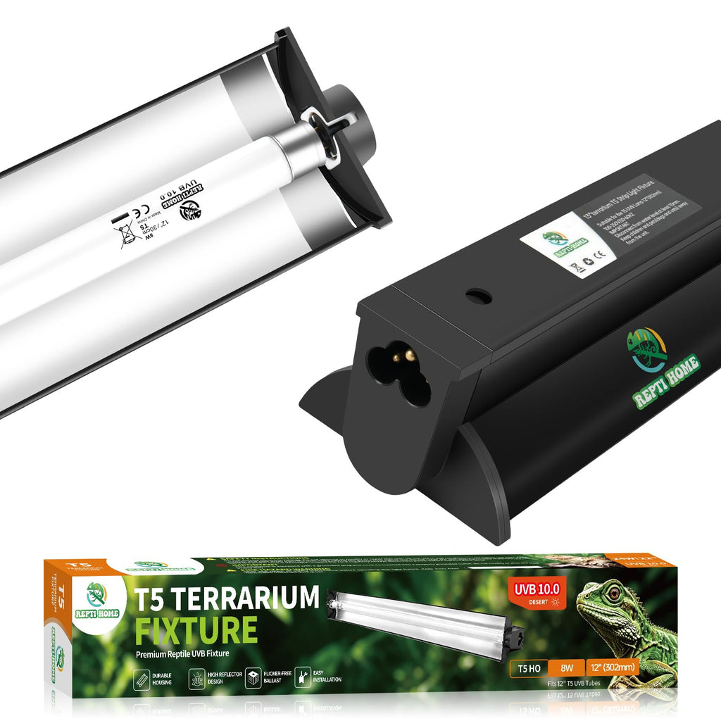 8W 10.0 UVA UVB Reptile Light Fixture J178